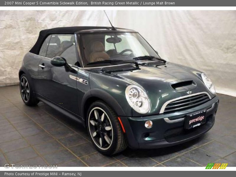 British Racing Green Metallic / Lounge Malt Brown 2007 Mini Cooper S Convertible Sidewalk Edition