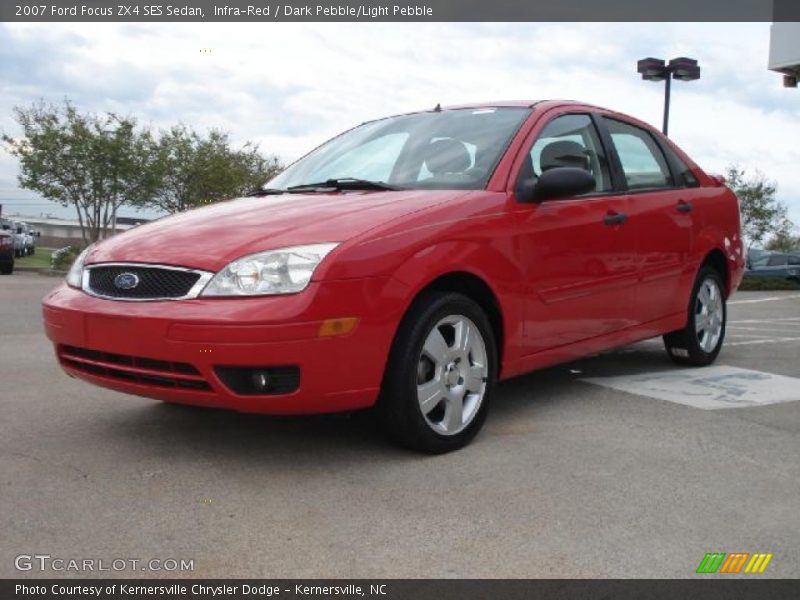 Infra-Red / Dark Pebble/Light Pebble 2007 Ford Focus ZX4 SES Sedan