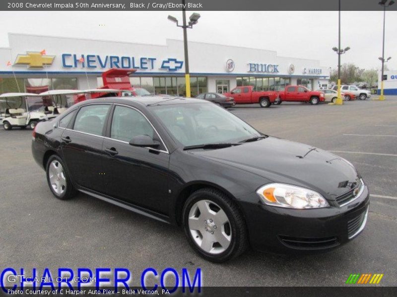 Black / Gray/Ebony Black 2008 Chevrolet Impala 50th Anniversary