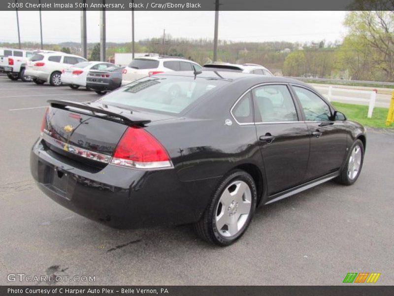 Black / Gray/Ebony Black 2008 Chevrolet Impala 50th Anniversary