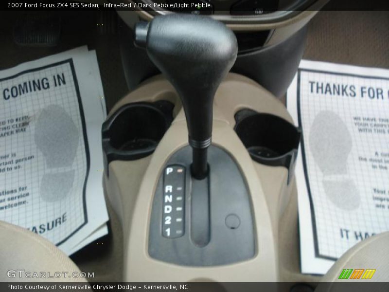 Infra-Red / Dark Pebble/Light Pebble 2007 Ford Focus ZX4 SES Sedan