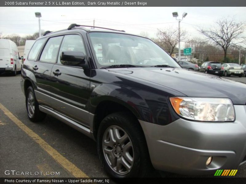 Dark Gray Metallic / Desert Beige 2008 Subaru Forester 2.5 X L.L.Bean Edition