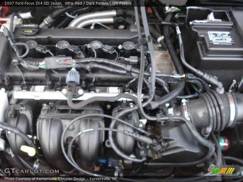 Infra-Red / Dark Pebble/Light Pebble 2007 Ford Focus ZX4 SES Sedan