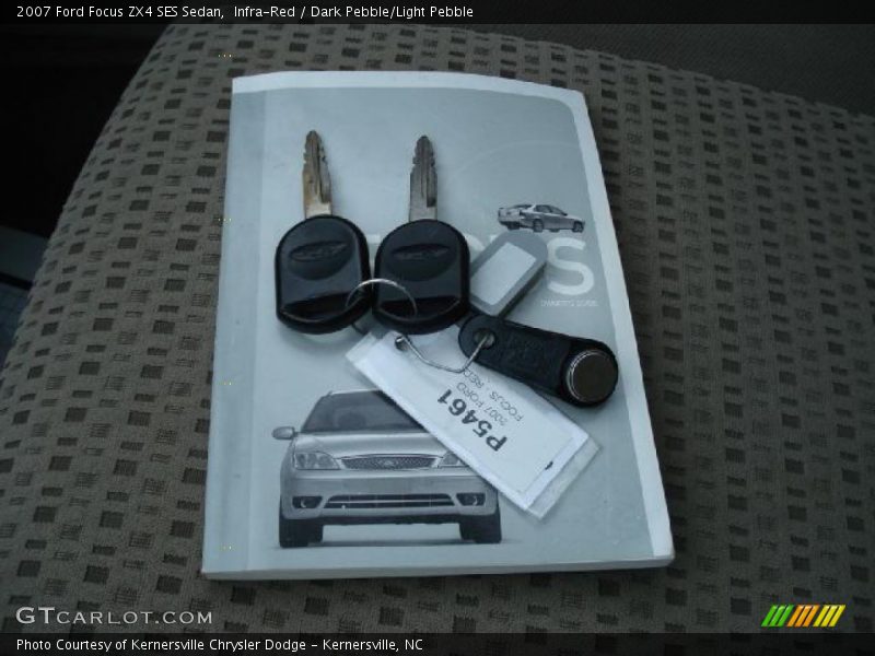 Infra-Red / Dark Pebble/Light Pebble 2007 Ford Focus ZX4 SES Sedan