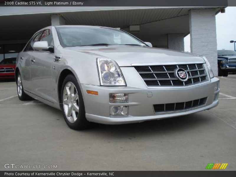 Light Platinum / Ebony 2008 Cadillac STS V6