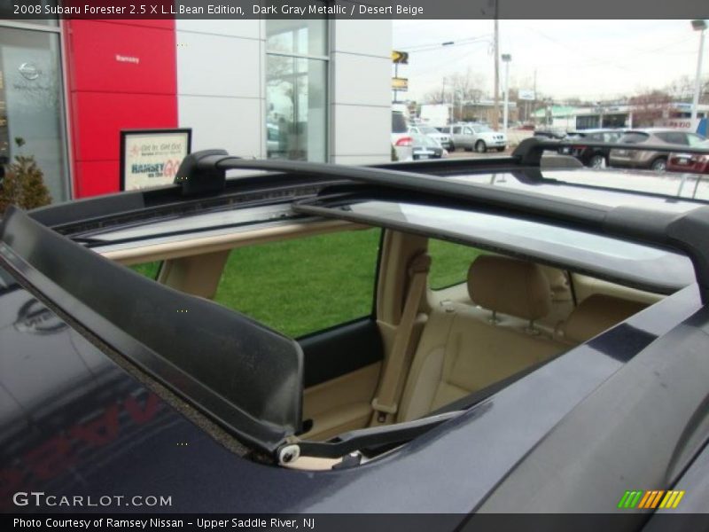 Dark Gray Metallic / Desert Beige 2008 Subaru Forester 2.5 X L.L.Bean Edition