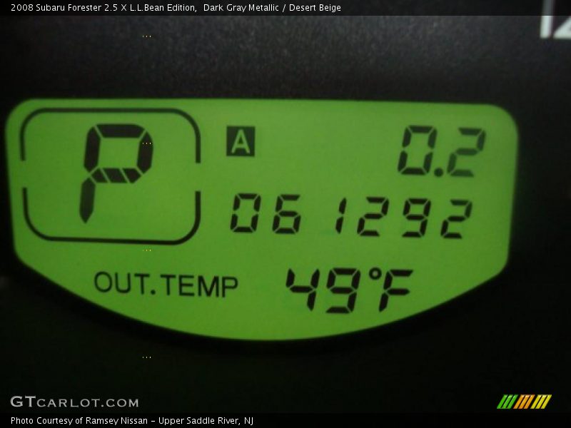 Dark Gray Metallic / Desert Beige 2008 Subaru Forester 2.5 X L.L.Bean Edition
