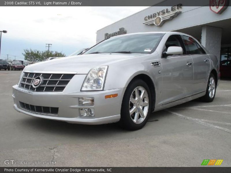 Light Platinum / Ebony 2008 Cadillac STS V6
