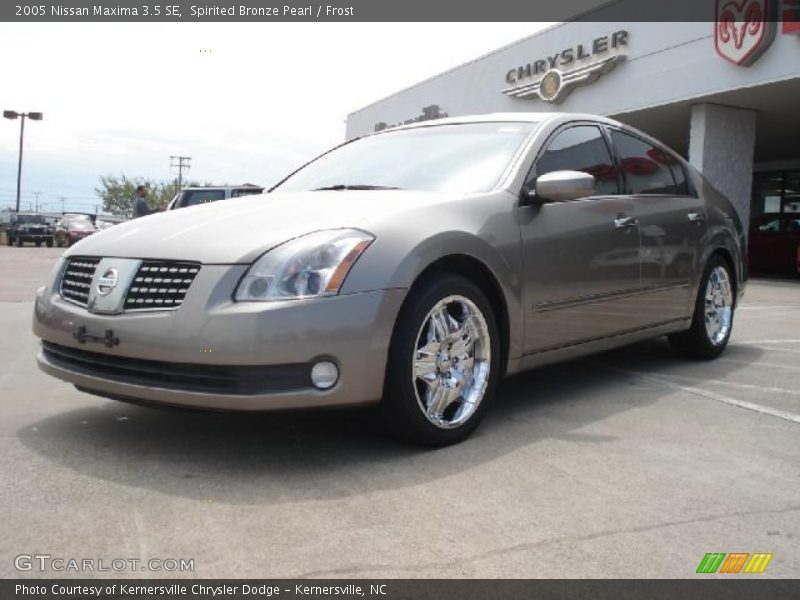 Spirited Bronze Pearl / Frost 2005 Nissan Maxima 3.5 SE