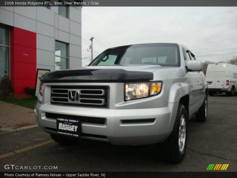 Billet Silver Metallic / Gray 2008 Honda Ridgeline RTL