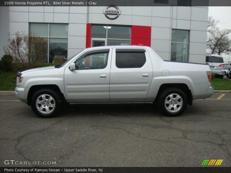 Billet Silver Metallic / Gray 2008 Honda Ridgeline RTL