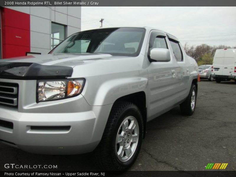 Billet Silver Metallic / Gray 2008 Honda Ridgeline RTL