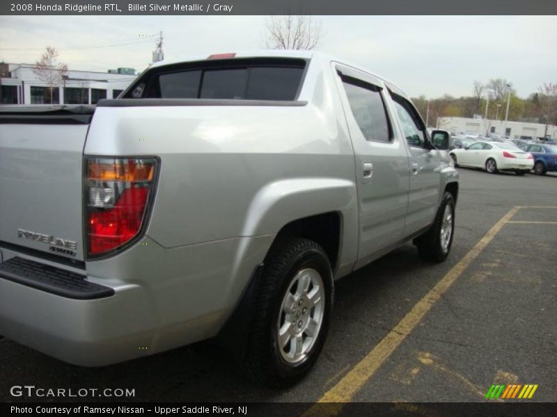 Billet Silver Metallic / Gray 2008 Honda Ridgeline RTL
