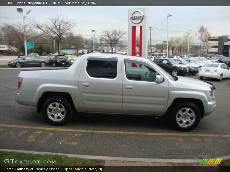 Billet Silver Metallic / Gray 2008 Honda Ridgeline RTL