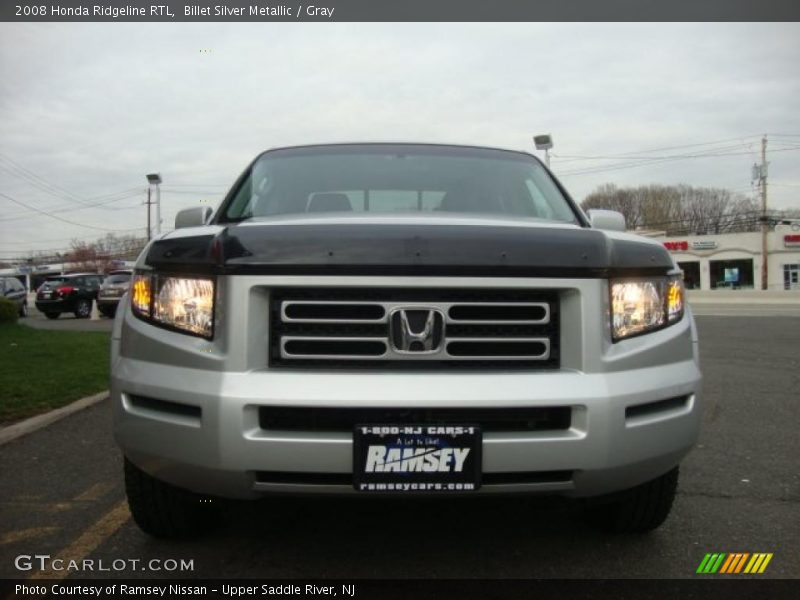 Billet Silver Metallic / Gray 2008 Honda Ridgeline RTL