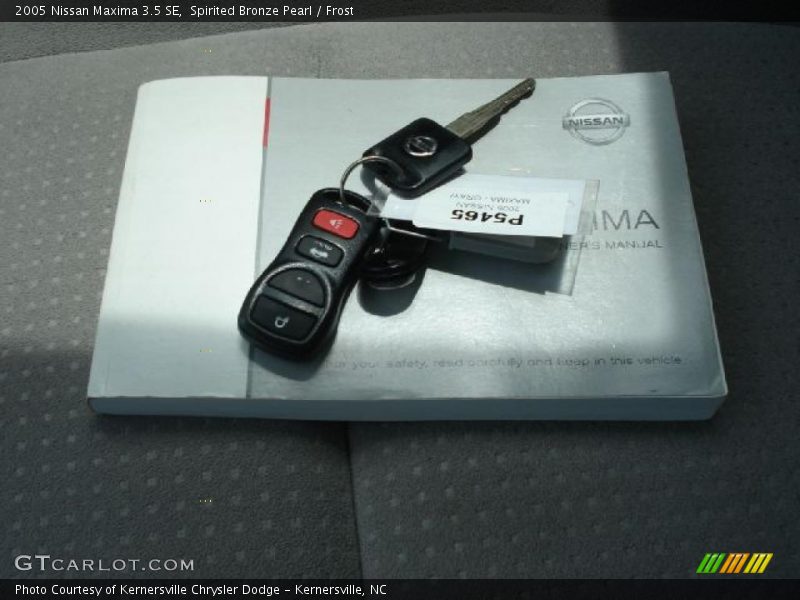 Spirited Bronze Pearl / Frost 2005 Nissan Maxima 3.5 SE