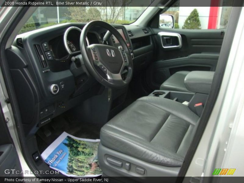 Billet Silver Metallic / Gray 2008 Honda Ridgeline RTL