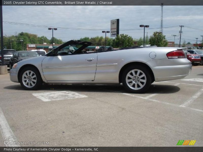 Brilliant Silver Metallic / Charcoal 2005 Chrysler Sebring GTC Convertible