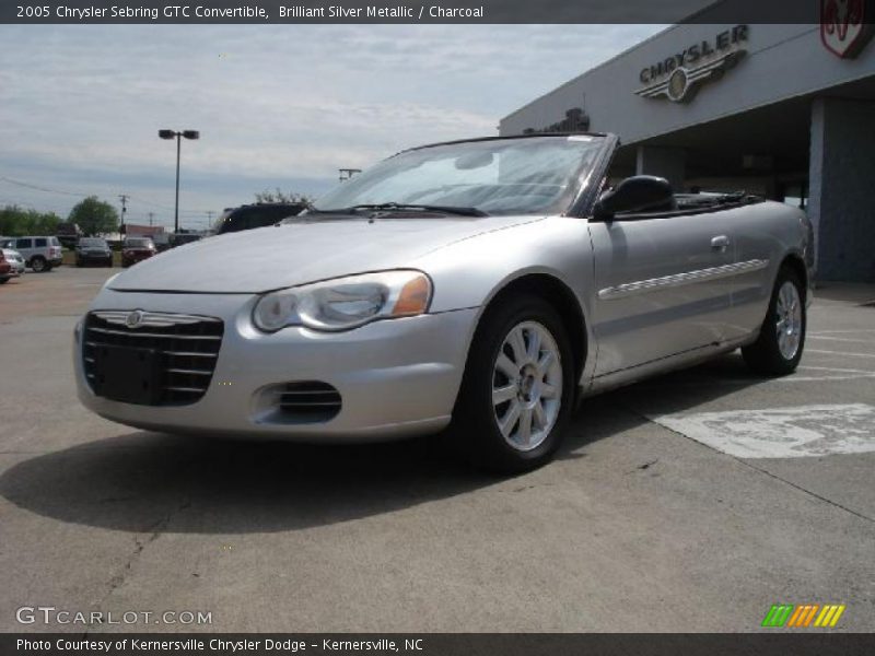 Brilliant Silver Metallic / Charcoal 2005 Chrysler Sebring GTC Convertible