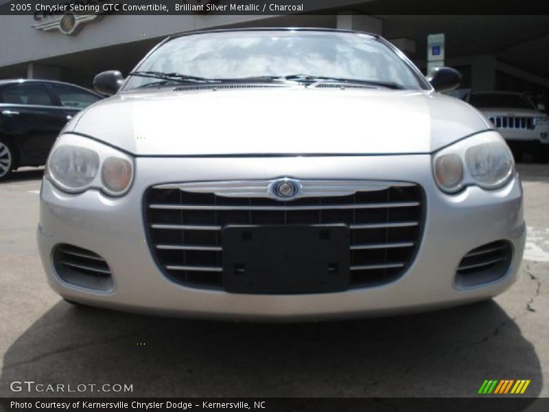 Brilliant Silver Metallic / Charcoal 2005 Chrysler Sebring GTC Convertible