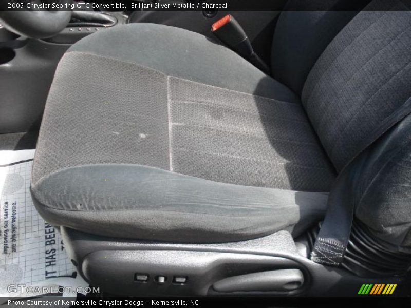 Brilliant Silver Metallic / Charcoal 2005 Chrysler Sebring GTC Convertible