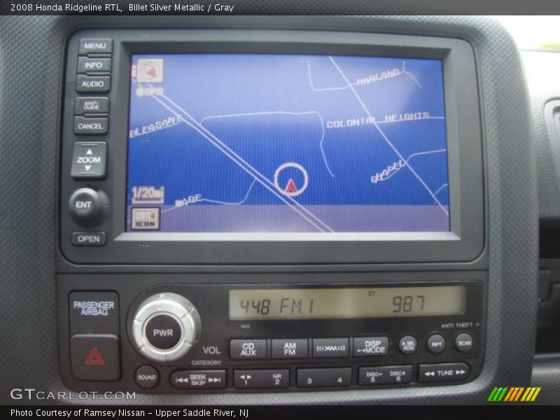 Billet Silver Metallic / Gray 2008 Honda Ridgeline RTL