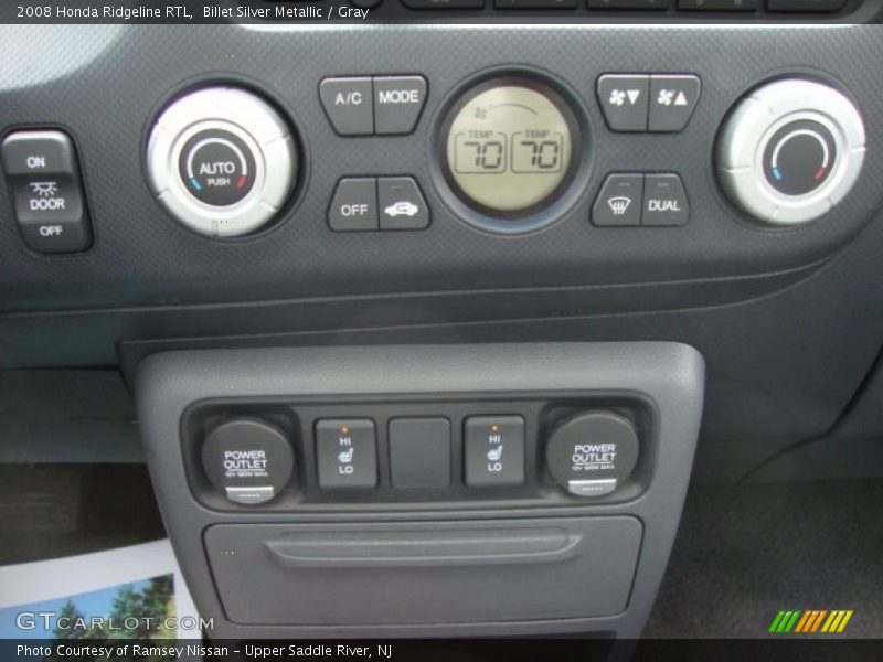Billet Silver Metallic / Gray 2008 Honda Ridgeline RTL