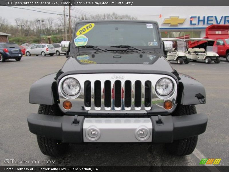 Black / Dark Slate Gray/Medium Slate Gray 2010 Jeep Wrangler Sahara 4x4