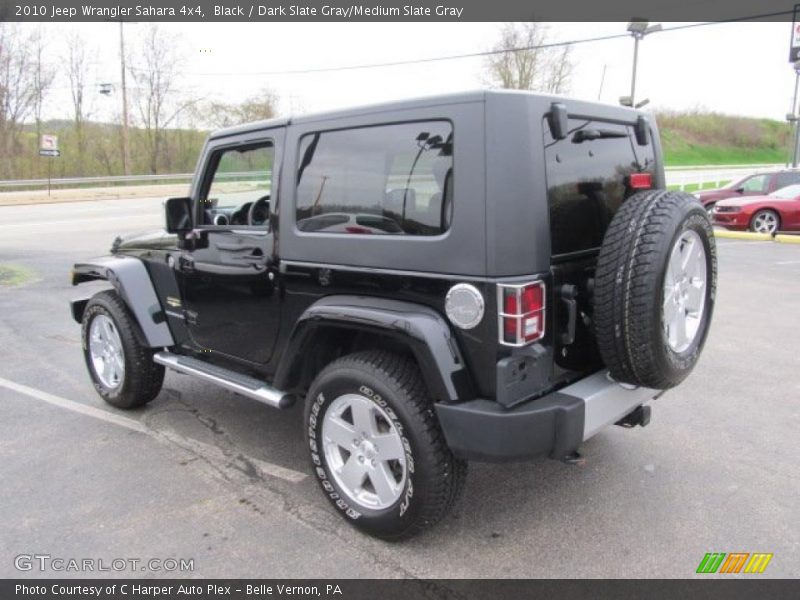Black / Dark Slate Gray/Medium Slate Gray 2010 Jeep Wrangler Sahara 4x4