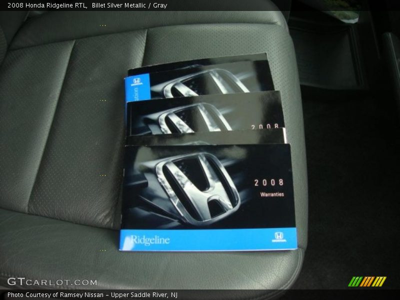 Billet Silver Metallic / Gray 2008 Honda Ridgeline RTL