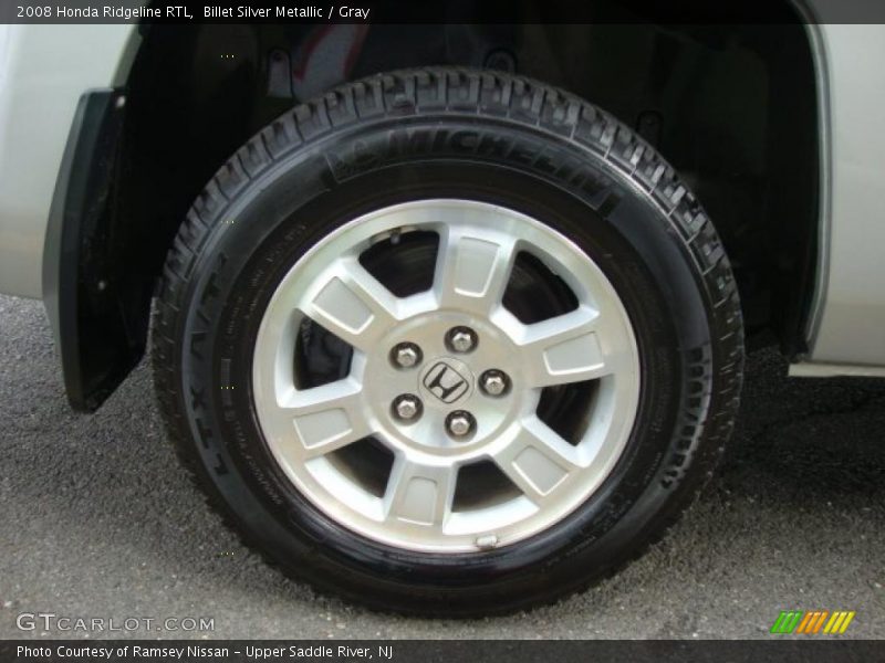 Billet Silver Metallic / Gray 2008 Honda Ridgeline RTL