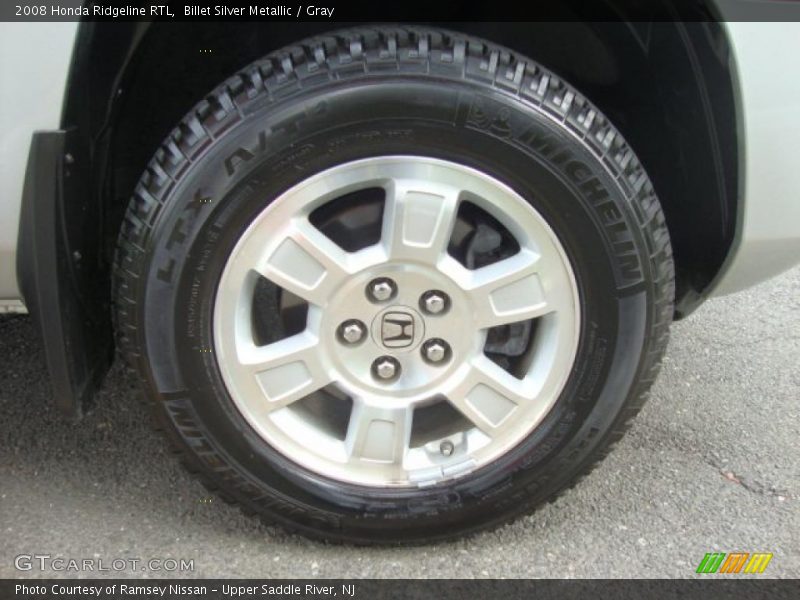 Billet Silver Metallic / Gray 2008 Honda Ridgeline RTL