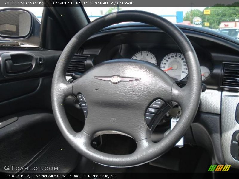 Brilliant Silver Metallic / Charcoal 2005 Chrysler Sebring GTC Convertible