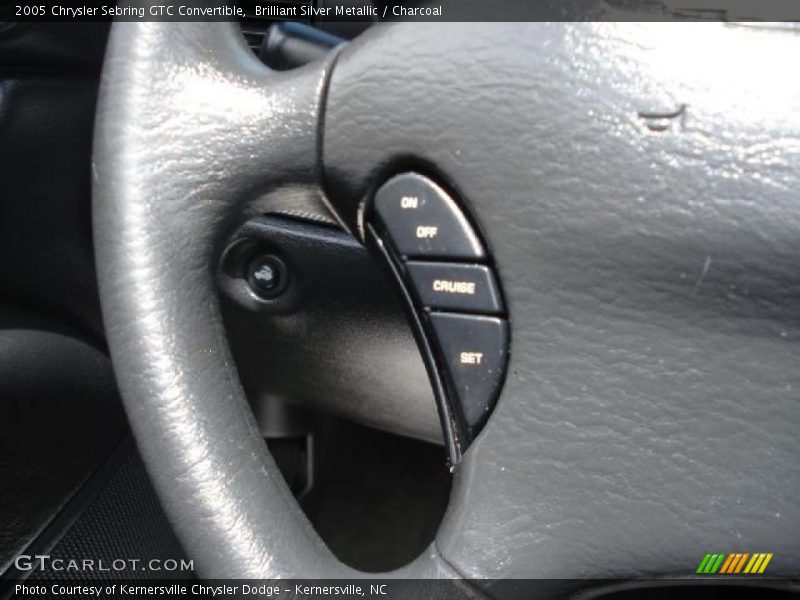 Brilliant Silver Metallic / Charcoal 2005 Chrysler Sebring GTC Convertible
