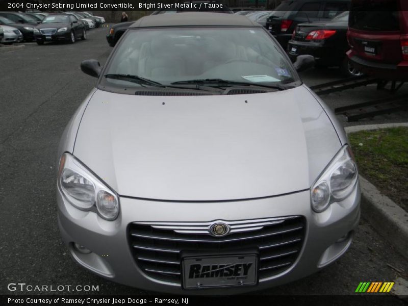 Bright Silver Metallic / Taupe 2004 Chrysler Sebring Limited Convertible