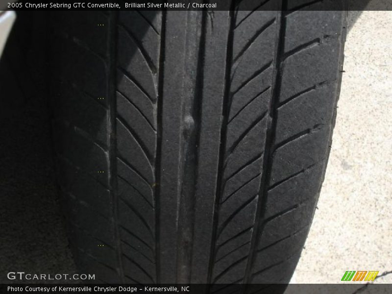 Brilliant Silver Metallic / Charcoal 2005 Chrysler Sebring GTC Convertible
