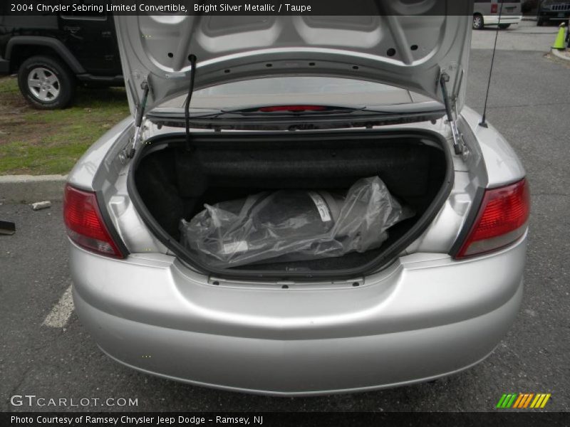 Bright Silver Metallic / Taupe 2004 Chrysler Sebring Limited Convertible