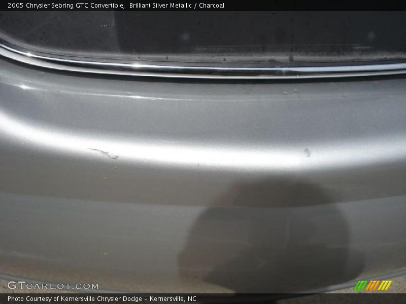 Brilliant Silver Metallic / Charcoal 2005 Chrysler Sebring GTC Convertible