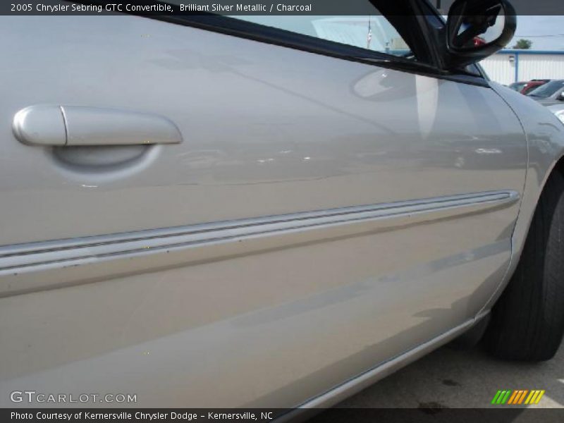 Brilliant Silver Metallic / Charcoal 2005 Chrysler Sebring GTC Convertible