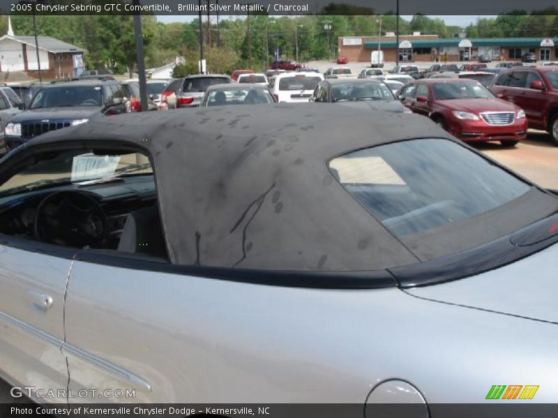 Brilliant Silver Metallic / Charcoal 2005 Chrysler Sebring GTC Convertible
