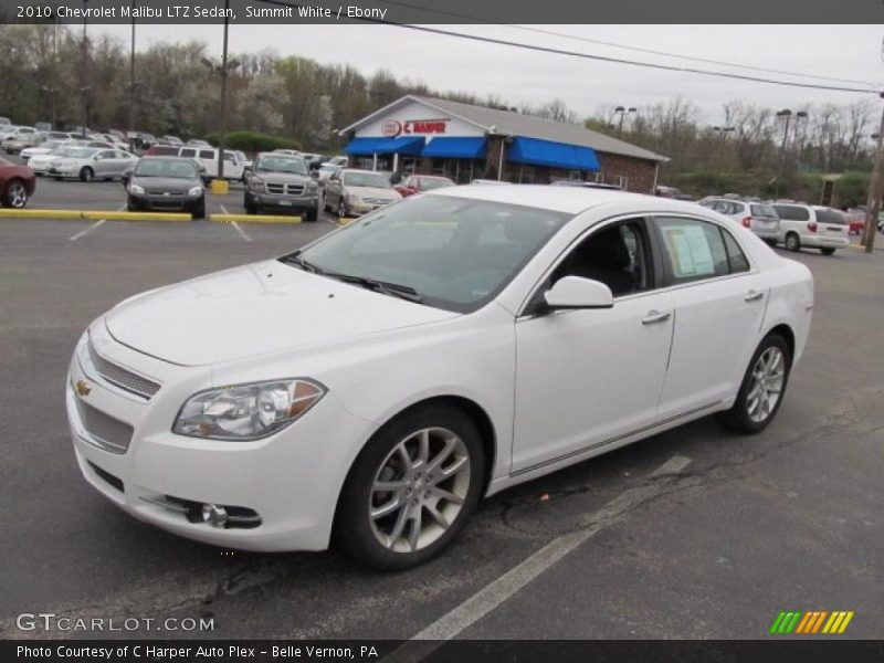 Summit White / Ebony 2010 Chevrolet Malibu LTZ Sedan