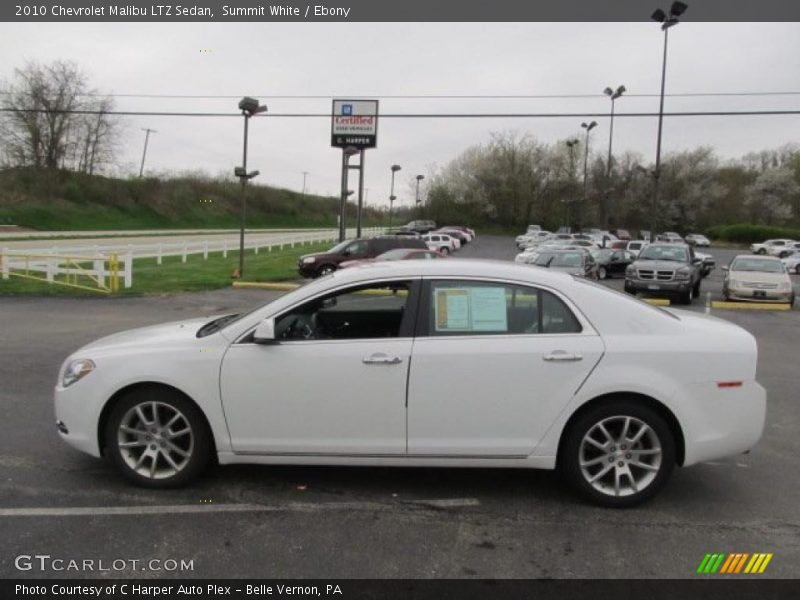Summit White / Ebony 2010 Chevrolet Malibu LTZ Sedan