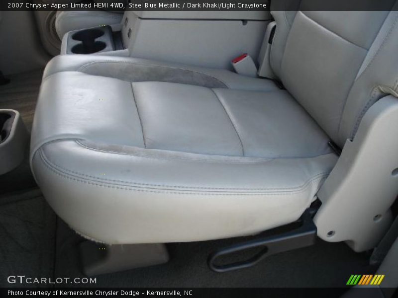 Steel Blue Metallic / Dark Khaki/Light Graystone 2007 Chrysler Aspen Limited HEMI 4WD