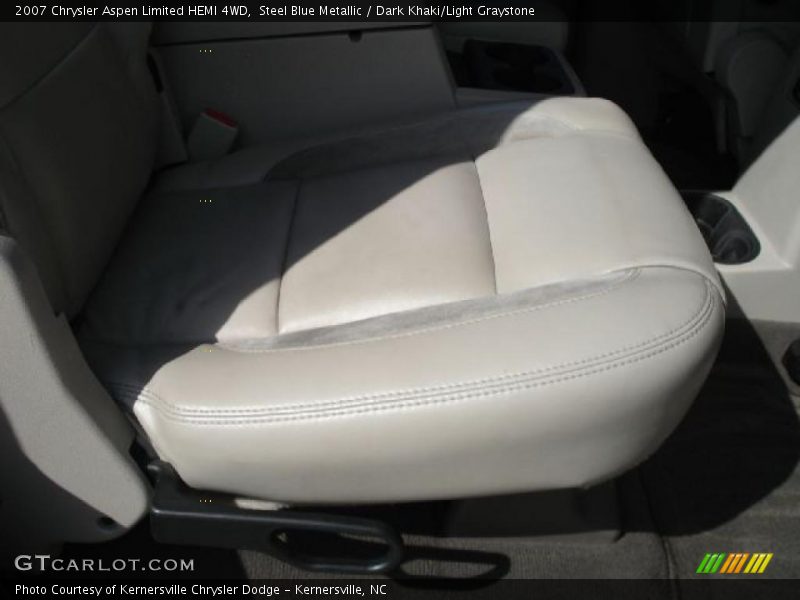 Steel Blue Metallic / Dark Khaki/Light Graystone 2007 Chrysler Aspen Limited HEMI 4WD