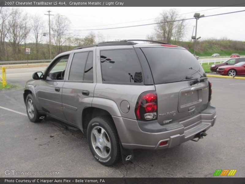 Graystone Metallic / Light Gray 2007 Chevrolet TrailBlazer LS 4x4