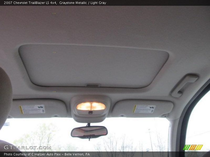 Graystone Metallic / Light Gray 2007 Chevrolet TrailBlazer LS 4x4