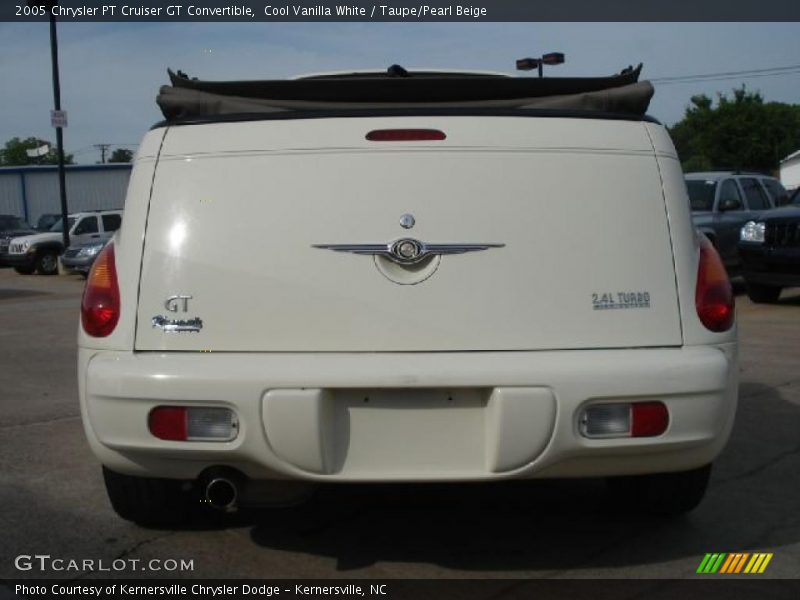  2005 PT Cruiser GT Convertible Cool Vanilla White