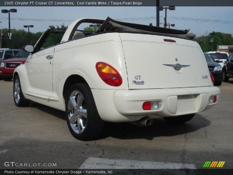 Cool Vanilla White / Taupe/Pearl Beige 2005 Chrysler PT Cruiser GT Convertible