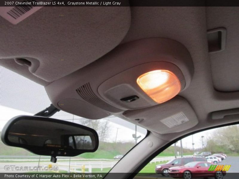 Graystone Metallic / Light Gray 2007 Chevrolet TrailBlazer LS 4x4