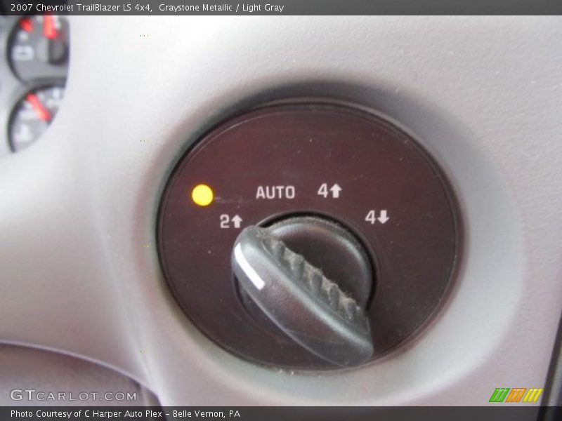 Graystone Metallic / Light Gray 2007 Chevrolet TrailBlazer LS 4x4